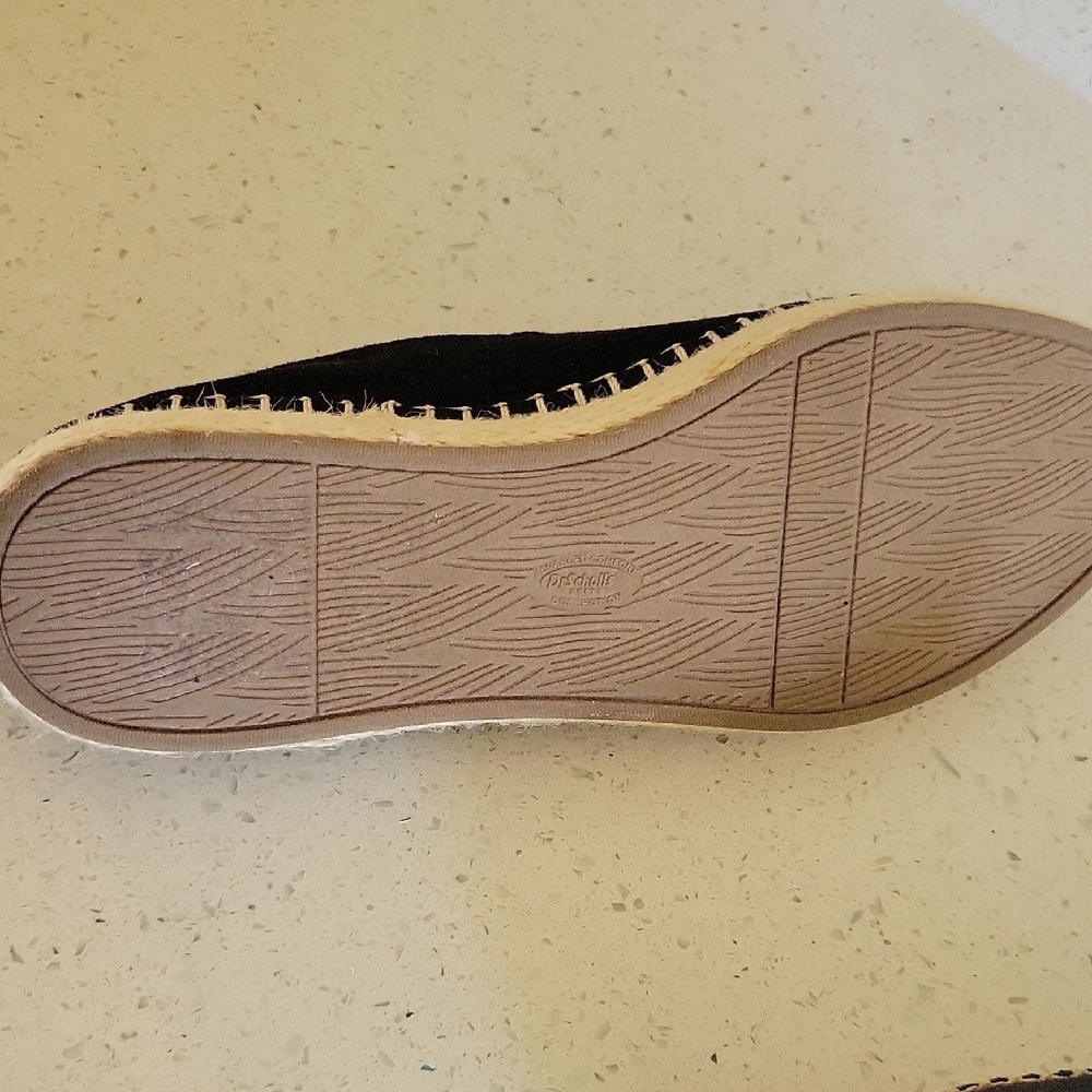 Dr. Scholl's Black Espadrille Slip-Ons with Suede Finish Never Worn - Picture 4 of 7